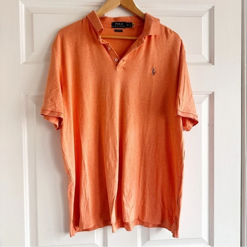 Polo Ralph Lauren Orange‎ Polo Classic Fit Shirt XL